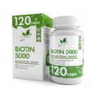 Биотин / Biotin  5000 мг 120 капс.