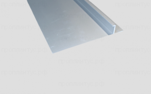 Скрытый плинтус Декопрофиль алюминиевый анодированный