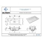 Тумба напольная Бергамо 80 черная Style Line