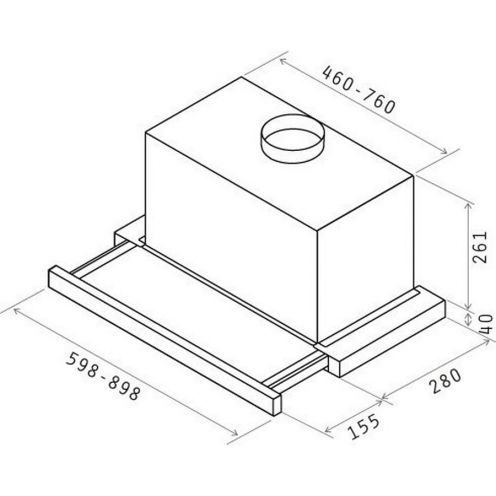 Вытяжка ELICA ELITE 26 IX/A/60/VT
