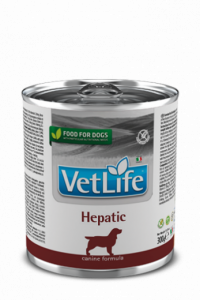 Vet Life Dog влажный корм Hepatic  (Гепатик) банка 300г.