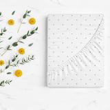 Простыня "White dots" на резинке 60х120 768527