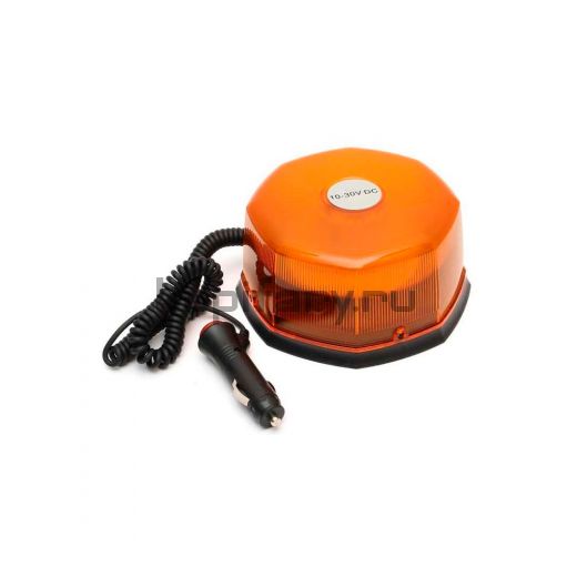 Желтый проблесковый маяк на магните 16W  PM1741 12-24V 2 режима