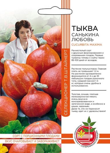 Семена Тыква Санькина Любовь 6шт