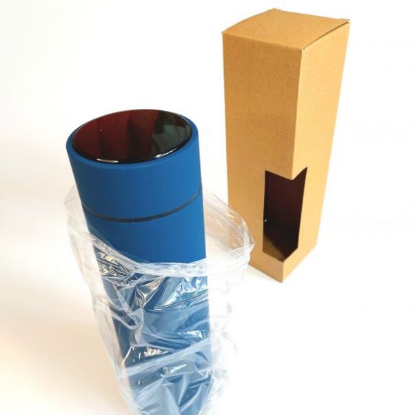 Термос Confident Soft Led синий