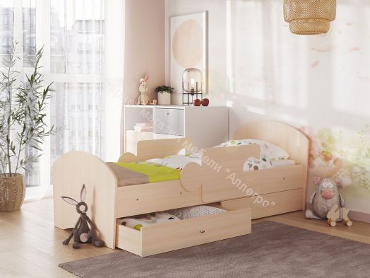 Комплект бортиков для кроватей "Мозаика", "Тетрис", Млечный дуб, 2 шт.