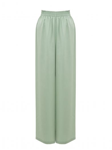 Брюки бесшовные из бамбука фисташка