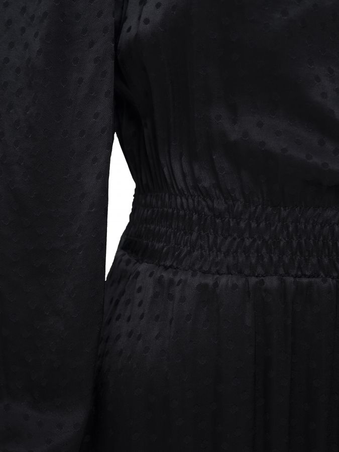 Платье Nero из вискозы черное