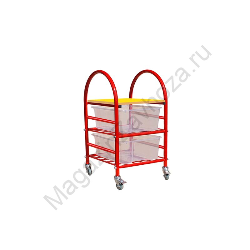 СТЕЛЛАЖНАЯ ВЫДВИЖНАЯ СИСТЕМА ХРАНЕНИЯ 1 - 2 КОНТЕЙНЕРА