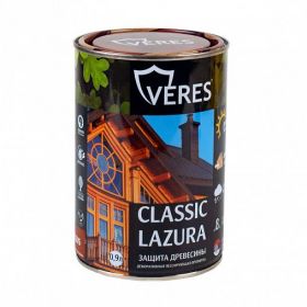 Антисептик Veres Classic Lazura 0.9л Шелковисто-Матовый / Верес Классик Лазура