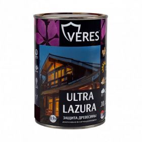 Антисептик Veres Ultra Lazura 0.9л Шелковисто-Глянцевый / Верес Ультра Лазура