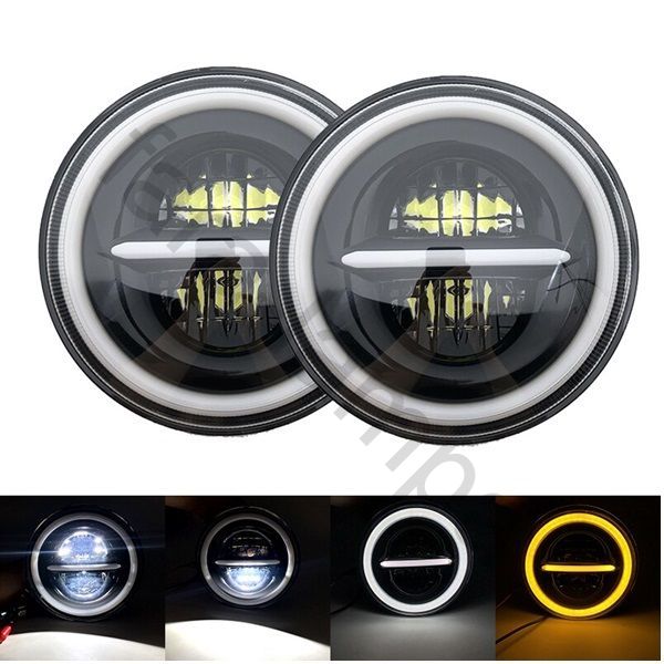 Рефлекторные светодиодные фары полоса