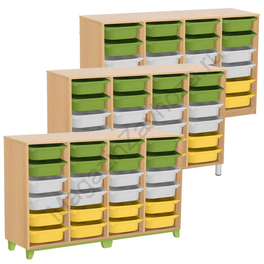 СТЕЛЛАЖНАЯ ВЫДВИЖНАЯ СИСТЕМА ХРАНЕНИЯ 4/96