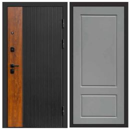 Входная дверь Termo-door Престиж BLACK Марсель Грей Софт