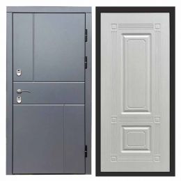 Входная дверь Termo-door Вертикаль Grey Мадрид Лиственница