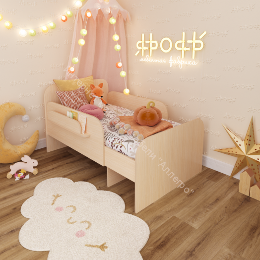 Кровать Растущая 1400/1600/1800*800 мм, Дуб молочный