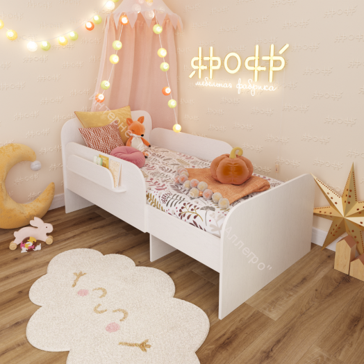 Кровать Растущая 1400/1600/1800*800 мм, Белое дерево