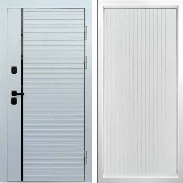 Входная дверь Termo-door WHITE LINE FLAT Белый Софт