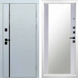 Входная дверь Termo-door WHITE LINE Зеркало Белый софт