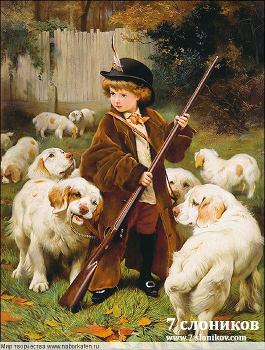 Набор для вышивания "177 Charles Burton Barber, The New Keeper"