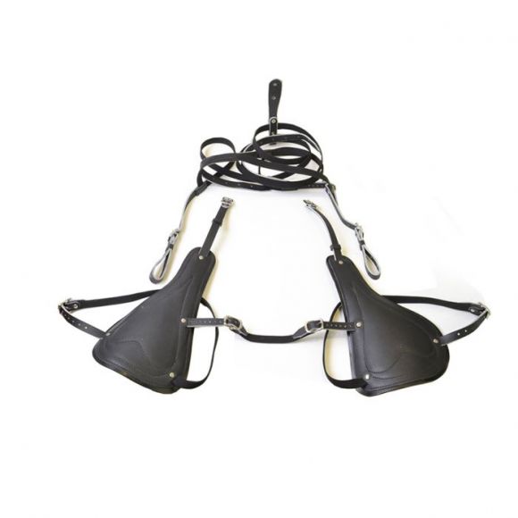 Намышечники. "Tro-Legs" Из кожи и неопрена. Пара.