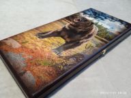 Нарды цветные, средние Медведь