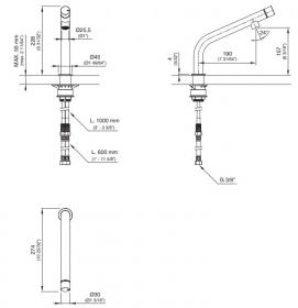 Смеситель для кухонной мойки Cea Design GAS 24 ФОТО