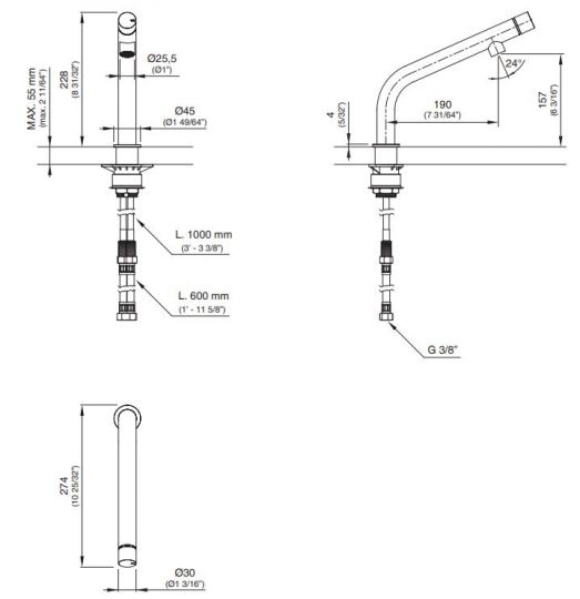 Смеситель для кухонной мойки Cea Design GAS 24 ФОТО