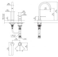 Смеситель для кухонной мойки Cea Design INV 40 схема 5