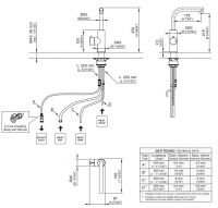 Кран для кухонной мойки Cea Design MIL 208 схема 2