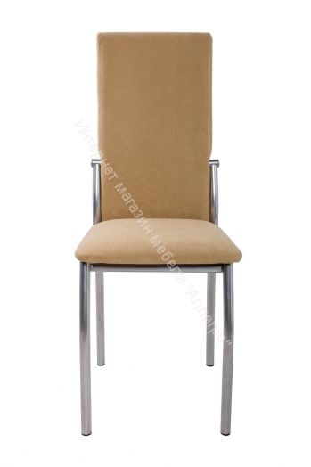 Кухонный стул "B-610" Велюр катания карамель/Хром
