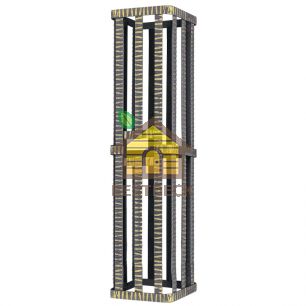 Сетка на трубу 250х250х1000 Гром 30 под шибер