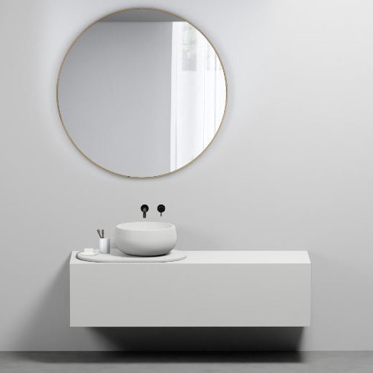 Изображение Комплект мебели с одной раковиной Cielo Delfo 152х48