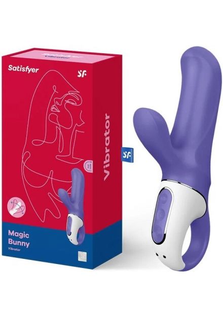 Перезаряжаемый вибратор Satisfyer Vibes Magic Bunny сиреневый, 8,5*3,5 см