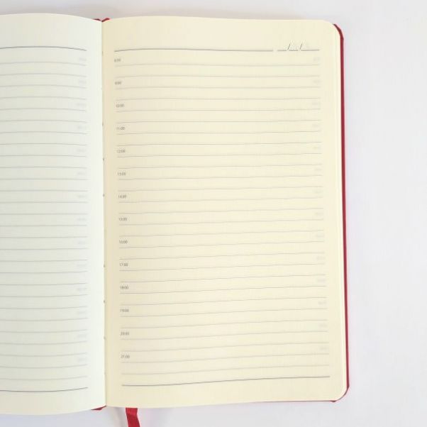 Бизнес-блокнот Simply Firm красный