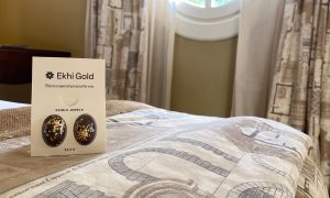 Шоколад Горький с золотом Съедобные драгоценности Ekhi Gold Edible Jewels 2 шт - Испания