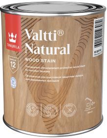 Лазурь Ультрастойкая Tikkurila Natural 0.9л Полуглянцевая Срок Защиты до 12 лет / Тиккурила Натурал