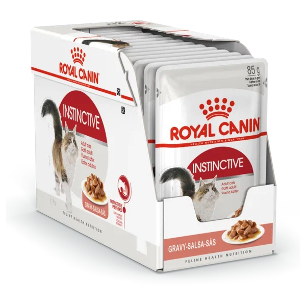 Влажный корм для кошек Royal Canin Instinctive кусочки в соусе 28 шт. х 85 г