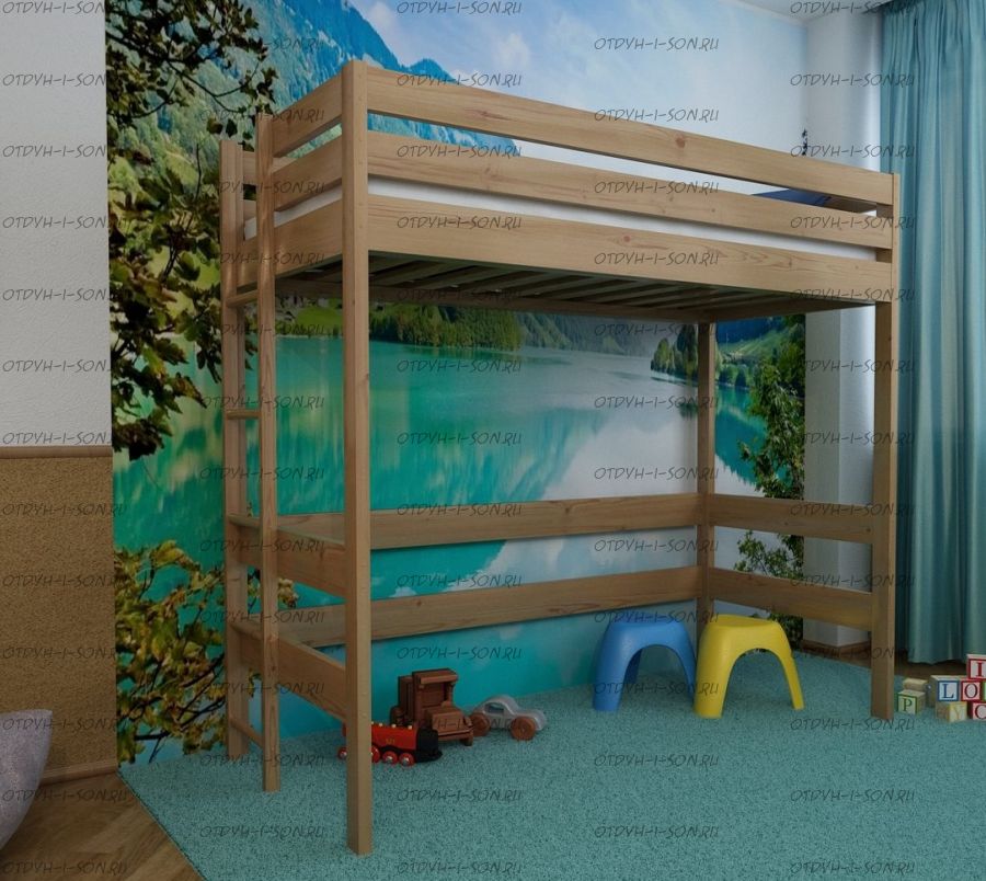 Кровать-чердак домик IR10