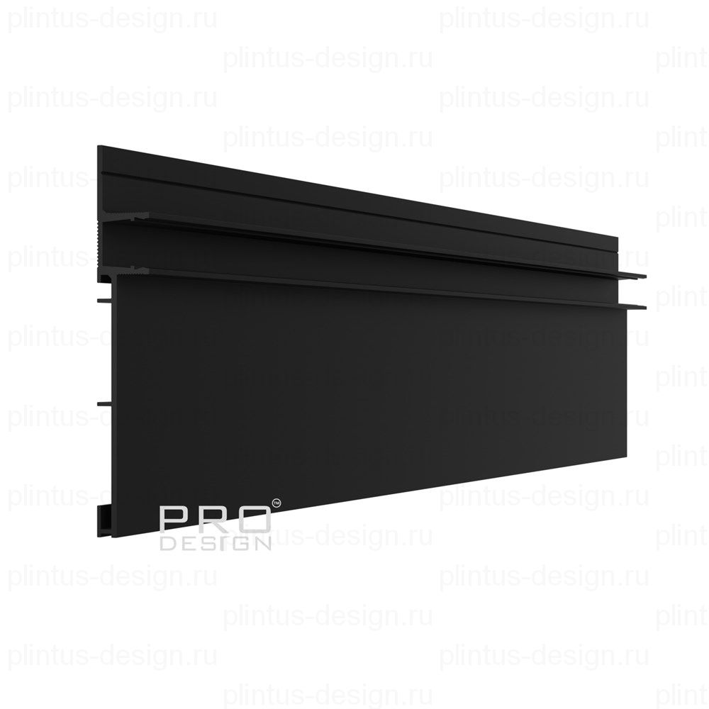 Скрытый плинтус Pro Design Combo 603 Чёрный