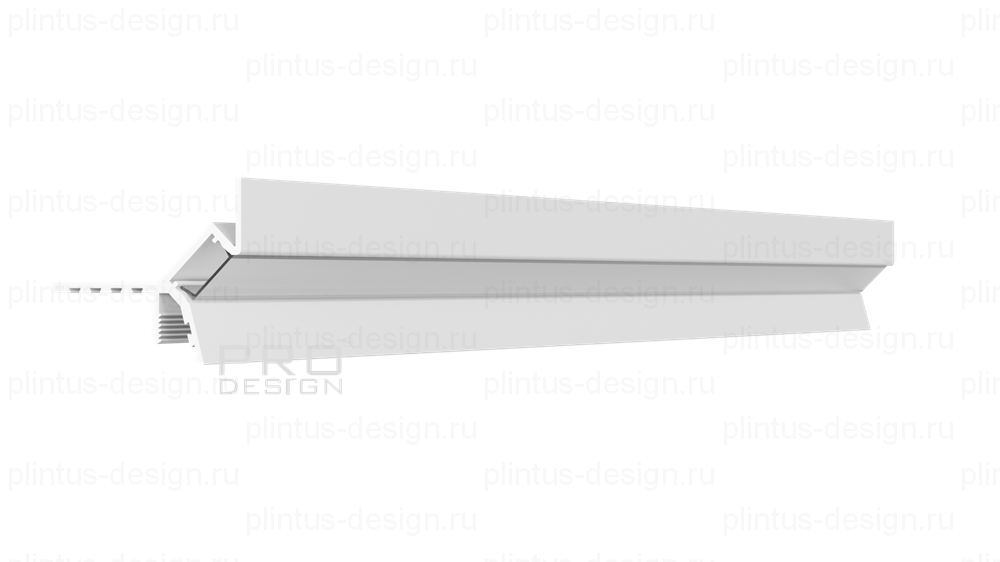 Pro Design Gipps 594 теневой потолочный профиль Белый