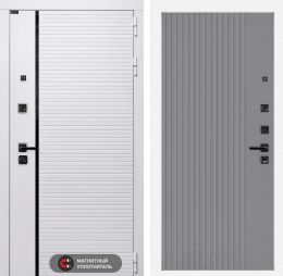 Дверь входная Лабиринт ROYAL 29 Серый софт рельеф