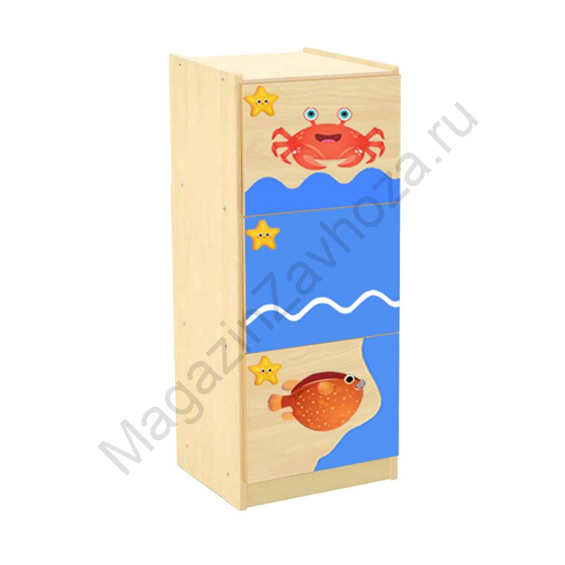 СТЕНКА ДЕТСКАЯ МОДЕЛЬ 8-20 С ДЕКОРАТИВНЫМИ НАКЛАДКАМИ - 2