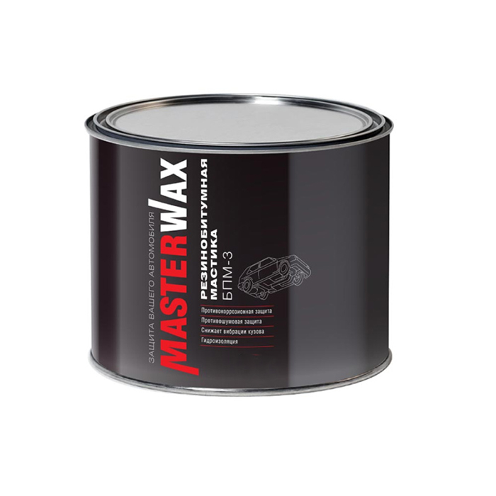 MasterWax Мастика резинобитумная БПМ-3, объем 18кг.