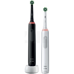 Электрическая зубная щетка ORAL-B Pro 3/D505.523.3H Black+White 2 шт