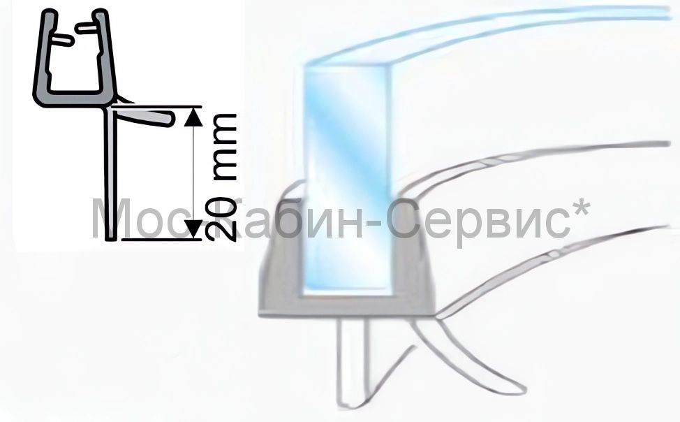Уплотнители для душевой кабины - как подобрать и купить