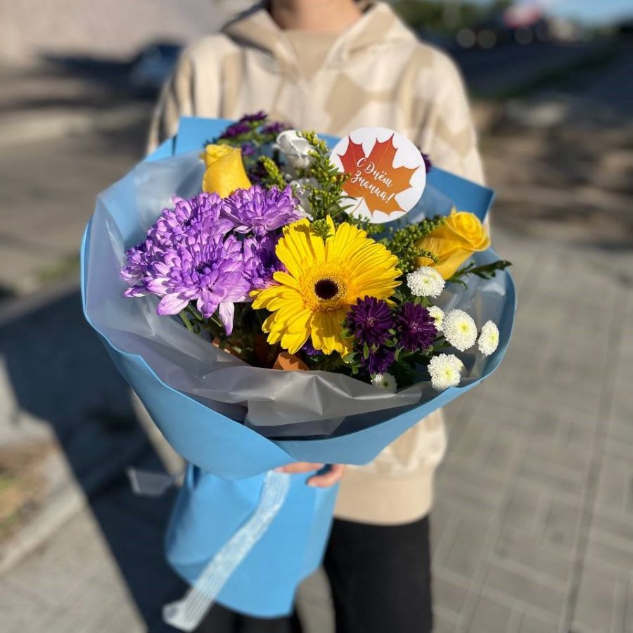Букет сборный для любимого учителя