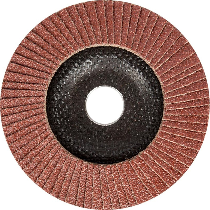 Abraform Круг лепестковый угловой, оксид алюминия, 125мм. х 22мм., P80