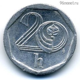 Чехия 20 геллеров 1999
