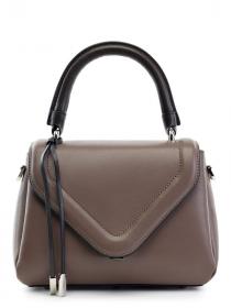 Кожаная женская сумка ELEGANZZA Z142-0228BS tiramisu/brownie